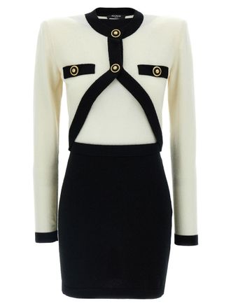 Balmain Filo Leone Catena Dress