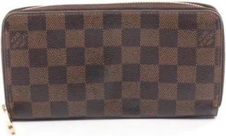 Louis Vuitton Vintage Wallets, unisex, Brown, ONE SIZE, Pre-owned Canvas Wallet