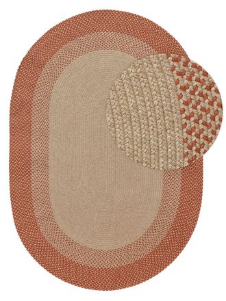 benuta Alfombra de exterior & interior terracotta 140x200