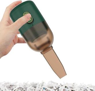 OEM Aspiradora De Escritorio - Mini Aspiradora - Limpieza De Escritorio - Compacta Y Ligera - 11,9 Cm De Longitud - Verde Oscuro