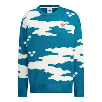 adidas Originals Sweater Asia Sizing Blue White JE9189