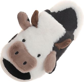 Generic Slippers Womens Mens Warm Cotton Slippers Comfortable Plush Slippers Non-Slip Slippers Comfort Cotton Slippers Cuddly Lightweight Slippers Warm Lightw