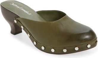 Jeffrey Campbell Cloguette Mule in Olive Distressed at Nordstrom, Size 6.5