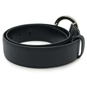 Bulgari Pre-owned Belts, male, Black, Size: ONE SIZE Pre-owned Leather Belt