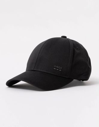 HUGO BOSS Mens BOSS Orange Mens Zed Baseball Cap - Black 001 - Size: ONE size