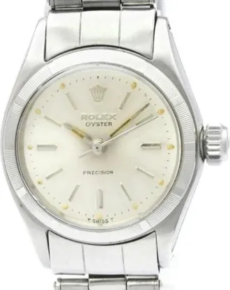 Rolex Pre-owned Oyster Precision 6411 Orologio da polso - - Pre-owned - Donna - Grigio - ONE SIZE