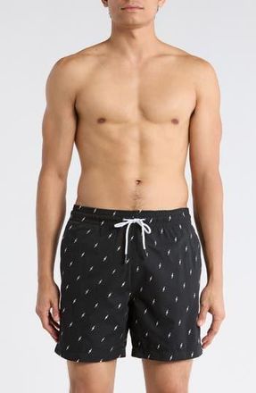 Trunks Surf & Swim Co. Sano 6.5-Inch Swim Trunks in Black at Nordstrom Rack, Size X-Large