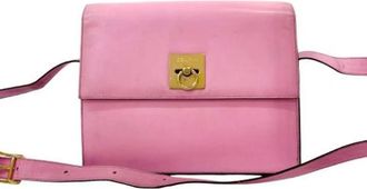 Celine Pre-owned Vintage Cross Body Bag - Dames - Vintage Schoudertas - Roze - ONE Size - Leer - Vintage