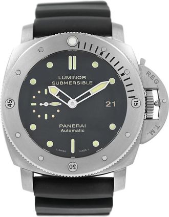 Officine Panerai Pre-owned Panerai Luminor 1950 Black Dial Mens Watch PAM00305