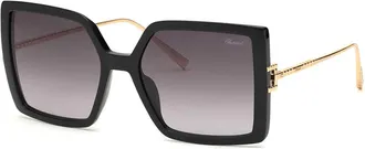 Chopard Grey Gradient Sport Ladies Sunglasses SCH334M 0BLK 56