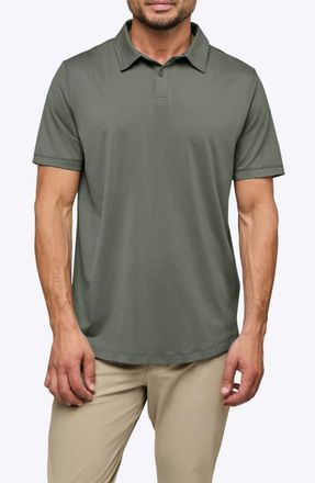 Cuts Trim Fit Cotton Blend Polo in Gunmetal at Nordstrom, Size Xx-Large