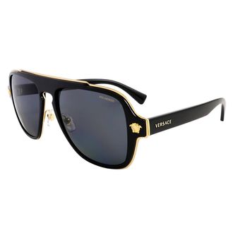 Versace Polarized Gray Navigator Mens Sunglasses VE2199 100281 56