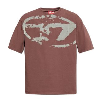Diesel T-Shirts, male, Brown, Size: 3XL T-Boxt-N14 T-Shirt