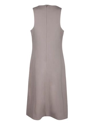 Ami virgin-wool midi dress - women - Virgin Wool - 38 - Neutrals