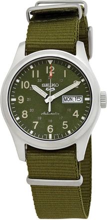 Seiko 5 Sports Automatic Green Dial Mens Watch SRPG33K1