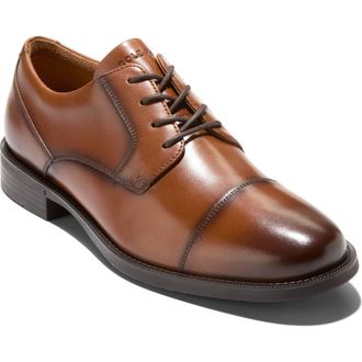 Cole Haan Bedford Cap Toe Derby in British Tan at Nordstrom Rack, Size 9