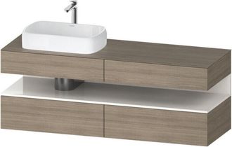 Duravit Qatego Consola Mueble Bajo Lavabo, 2 Extensiones, 2 - Duravit