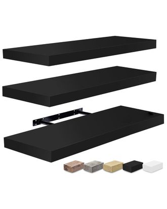 Sorbus Set Of 3 Floating Shelves