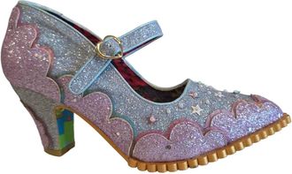 Irregular Choice Womens Shortie Bread Heels In Blue