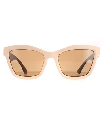 Serengeti Eyewear Square Womens Matte Nude Tortoise Saturn Polarized Drivers Rolla - Beige - One Size