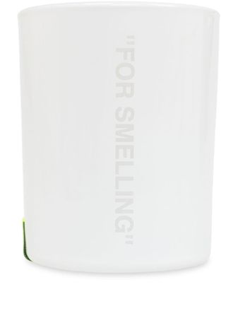 Off-white Wax Candle