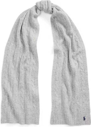 Polo Ralph Lauren Accessoires, Dames, Grijs, ONE Size, Stijlvolle Sjaal voor Mannen