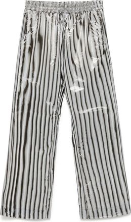Walter Van Beirendonck Pantaloni dritti - Argento