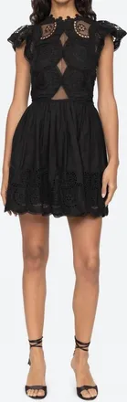 Sea New York Drea Mini Dress In Black