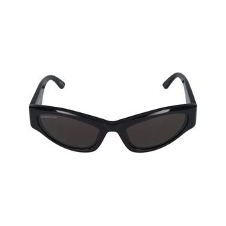 Balenciaga Sunglasses, female, Black, Size: 58 MM Black Grey Sunglasses Bb0387S Style