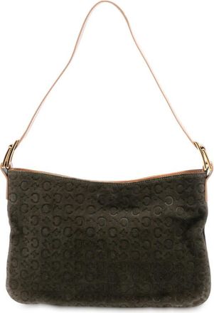 Celine Pre-owned Celine C Macadam Suede Shoulder Bag Ladies MC00/2