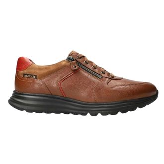 Mephisto Brayan Heren Sneaker - Hazelnootbruin leer - Heren - Sneakers - Bruin - 40 1/2 EU - Leer - Schoenen