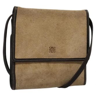 Loewe Pre-owned Camoscio shoulder-bags - - Pre-owned - Donna - Beige - ONE SIZE