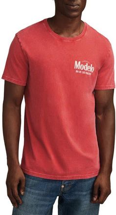 Lucky Brand Modelo Bottle Graphic T-Shirt in Pompeian Red at Nordstrom, Size Xx-Large