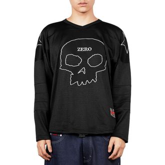 Pleasures X Zero Skateboards Jamie Mesh Hockey Jersey in Black at Nordstrom, Size Xx-Large