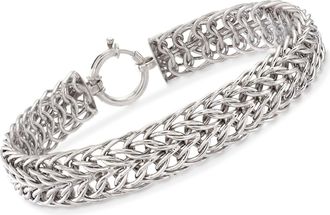 Ross-Simons Sterling Silver Sedusa-Link Bracelet
