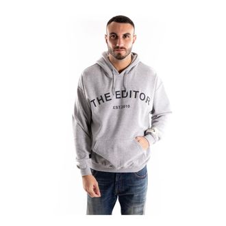 The Editor Felpa con Cappuccio - - Sweatshirts & Hoodies - Uomo - Grigio - M