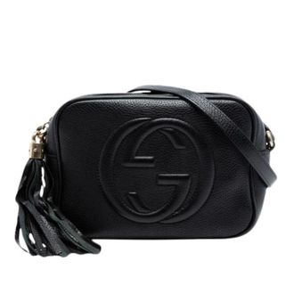 Gucci Pre-owned Cross Body Bags, female, Black, Size: ONE SIZE Pre-owned Soho Disco Crossbody Bag