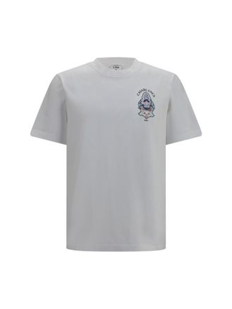 Casablanca White Crew Neck T-Shirt