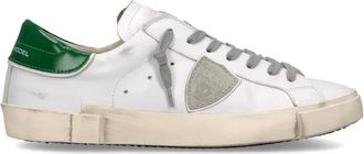 Philippe Model Prsx Sneakers - Heren - Sneakers - Wit - 47 EU - Katoen - Schoenen