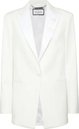 Philipp Plein Blazers - Dames - Blazers - Wit - L - Jassen