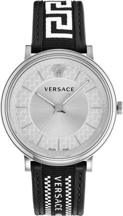 Versace V-Circle Horloge - Heren - Horloges - Grijs - ONE Size - Accessoires
