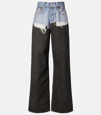 Acne Studios Jeans anchos 1981 a rayas