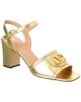 Valentino Vlogo 75 Leather Sandal