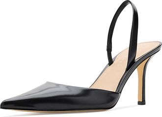 Marc Fisher Noland Womens Shoes Black Leather : 8.5 M