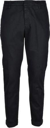 Dondup Gaubert Broek - Heren - Slim Fit Broeken - Zwart - W32 - Katoen - Broeken