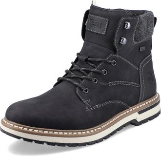Rieker Lace-up Boots - Heren - Veterlaarzen - Zwart - 45 EU - Schoenen