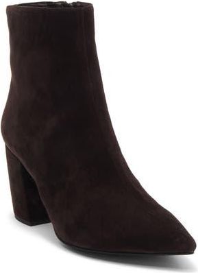 Jeffrey Campbell Botita Block Heel Bootie in Brown Suede at Nordstrom Rack, Size 6.5