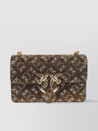 Pinko love bag leather cross-body bag