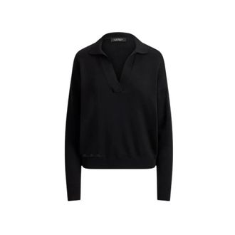 Ralph Lauren Mujer, Jerseys, Negro, Talla: S