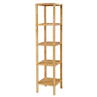 Songmics Songmics - Estanter&iacute;a De Ba&ntilde;o Con 5 Estantes - H146 Cm